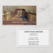 Bridge Foto Business Card Visitenkarte (Vorne/Hinten)