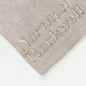 Bridge Game von Norman Rockwell Fleecedecke (Ecke)