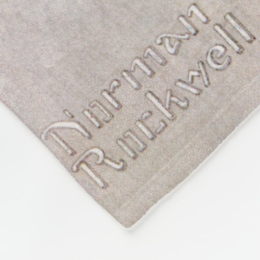 Bridge Game von Norman Rockwell Fleecedecke (Ecke)