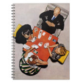 Bridge Game von Norman Rockwell Notizblock (Vorderseite)