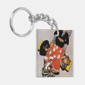 Bridge Game von Norman Rockwell Schlüsselanhänger (Vorderseite links)