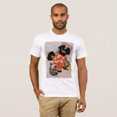 Bridge Game von Norman Rockwell T-Shirt (Vorne ganz)