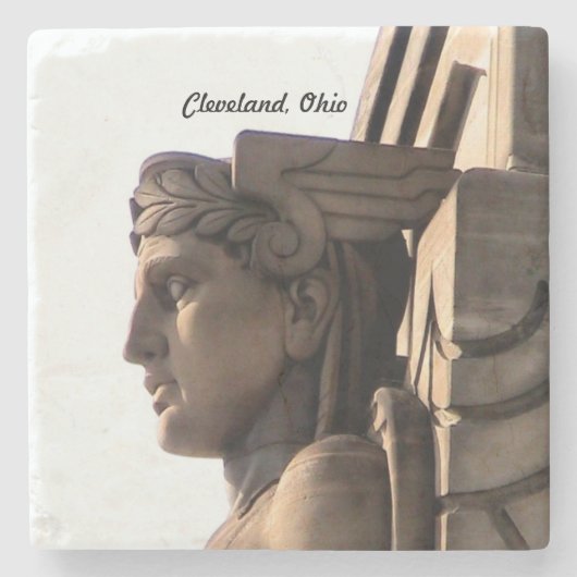 Bridge Guard (Cleveland) Steinuntersetzer (Vorderseite)