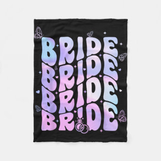 Bridge I Do Crew Retro Groovy Junggeselinnen-Absch Fleecedecke