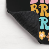 Bridge I Do Crew Retro Groovy Junggeselinnen-Absch Mousepad (Ecke)