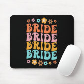 Bridge I Do Crew Retro Groovy Junggeselinnen-Absch Mousepad (Mit Mouse)