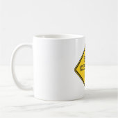 Bridge Ices vor Road Sign Winter Sicherheit Kaffeetasse (Links)