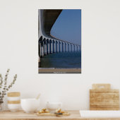 Bridge Ile de Re, Frankreich Poster (Küche)