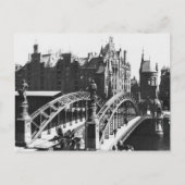 Bridge in der Speicherstadt Hamburg, c.1910 Postkarte (Vorderseite)