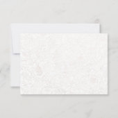 Bridge in Gown Brautparty Danke Karte (Rückseite)