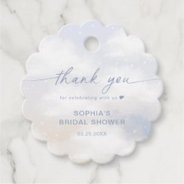 Bridge ist auf Cloud 9 Brautparty Vielen Dank Geschenkanhänger