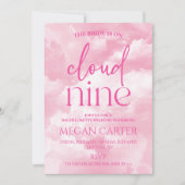 Bridge ist auf Cloud Nine Bachelorette Weekend Par Einladung (Vorderseite)