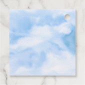 Bridge ist auf Cloud Nine Brautparty Vielen Dank Geschenkanhänger (Rückseite)