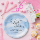 Bridge ist auf Cloud Nine Brautparty Willkommen Pappteller (Party)