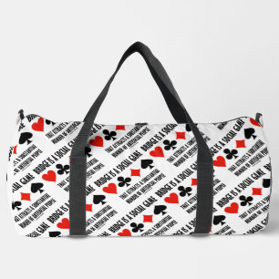 Bridge ist ein soziales Spiel Attraktionen antisoz Duffle Bag