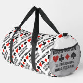 Bridge ist ein soziales Spiel Attraktionen antisoz Duffle Bag (Rechte Ecke)