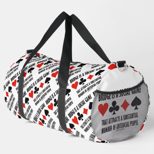 Bridge ist ein soziales Spiel Attraktionen antisoz Duffle Bag (Rechte Ecke)