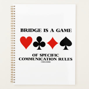Bridge ist ein Spiel spezifischer Kommunikationsre Planer