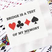 Bridge ist ein Test für die vier Speicherkarten-An Serviette