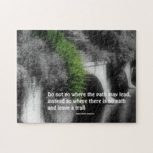 Bridge ist Ihr inspirierendes Zitat Puzzle