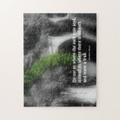 Bridge ist Ihr inspirierendes Zitat Puzzle (Vertikal)