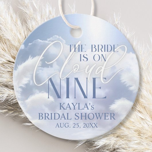 Bridge ist On Cloud Nine 9 Pampas Brautparty Geschenkanhänger