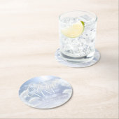 Bridge ist On Cloud Nine 9 Pampas Brautparty Runder Pappuntersetzer (Vor Ort)