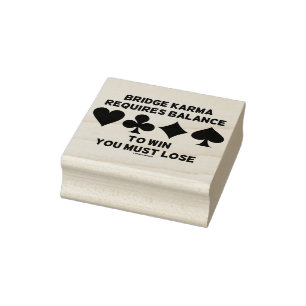 Bridge Karma erfordert Balance zu gewinnen Sie müs Gummistempel