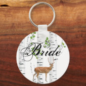 Bridge Key Chain Deer Buck Woodland Jagd Schlüsselanhänger (Vorderseite)