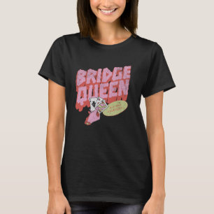 Bridge-Königin! Lustiger Bridge-Spieler und Karten T-Shirt