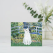 Bridge - kurze Haarkatze Postkarte (Stehend Vorderseite)