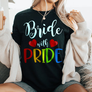 Bridge mit Pride LGBTQ+ Hochzeit Tri-Blend Shirt