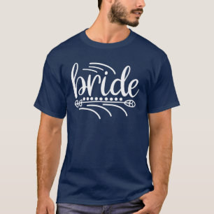 Bridge Niedlich Arrow Funny Wedding Party und Bach T-Shirt