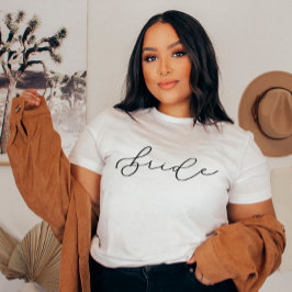 Bridge Niedlich Script Bachelorette/Brautparty Shi T-Shirt