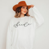 Bridge Niedlich Script Bachelorette/Brautparty Sweatshirt