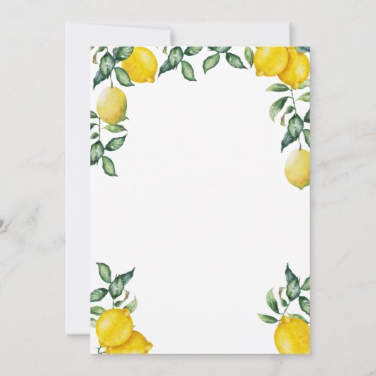 Bridge oder Groom Spiel Vollblut Lemons bearbeitba Einladung (Rückseite)