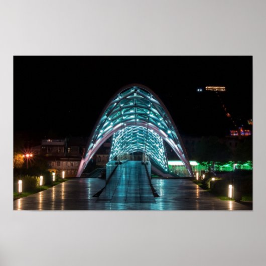 Bridge of Peace, Tbilisi, Georgia Poster (Vorne)