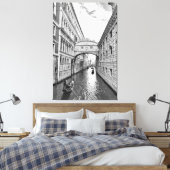 Bridge of Sighs w/gondolier Leinwanddruck (Insitu (Schlafzimmer))