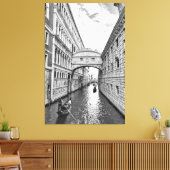 Bridge of Sighs w/gondolier Leinwanddruck (Insitu (Wohnzimmer))