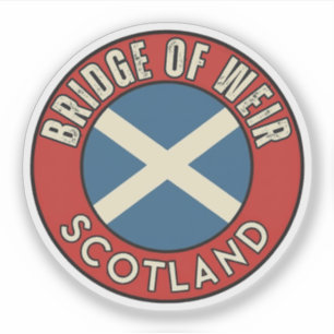 Bridge of Weir, Schottland Aufkleber