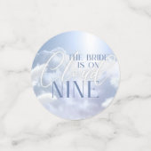 Bridge on Cloud Nine 9 | Pampas, Wolken, Blauer Hi Konfetti (Klein Vorderseite)