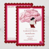 Bridge on Cloud Winery Napa Junggeselinnen-Abschie Einladung (Vorne/Hinten)