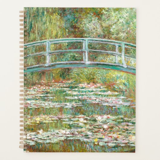 Bridge over a Pond of Water Lilies by Claude Monet Planer (Vorderseite)