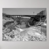 Bridge Over River Gorge Fotografie Poster (Vorne)