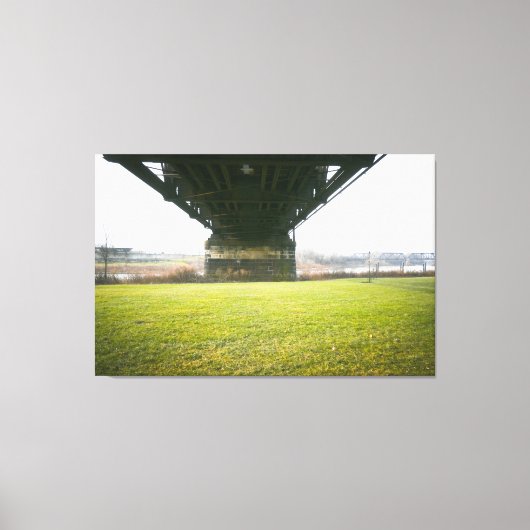 Bridge Over Scioto River Leinwanddruck (Vorderseite)