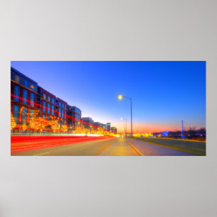 Bridge Park Zu Weihnachten, Dublin, Ohio Poster