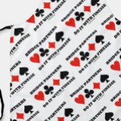 Bridge-Partner tun dies mit Finesse Four-Card-Anzü Schürze