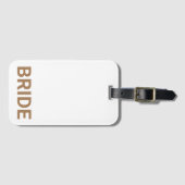 Bridge Personalisiert Simple Moderne Gepäckmarke Gepäckanhänger (Vorderseite (Horizontal))