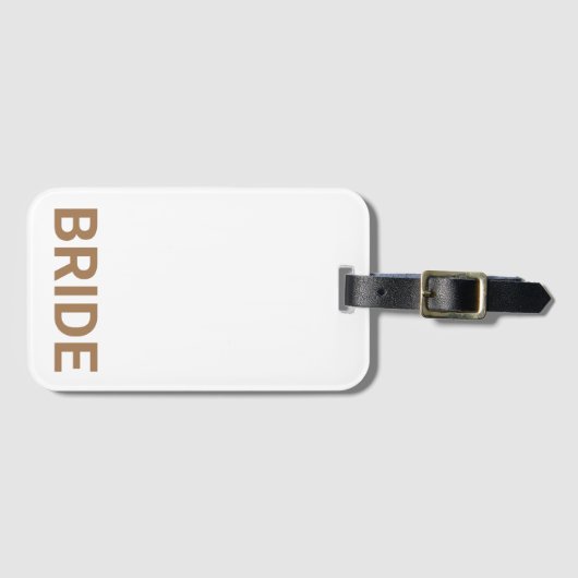 Bridge Personalisiert Simple Moderne Gepäckmarke Gepäckanhänger (Vorderseite (Horizontal))