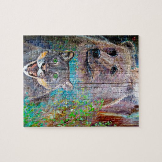 Bridge Pier Art Oregon. Puzzle (Horizontal)